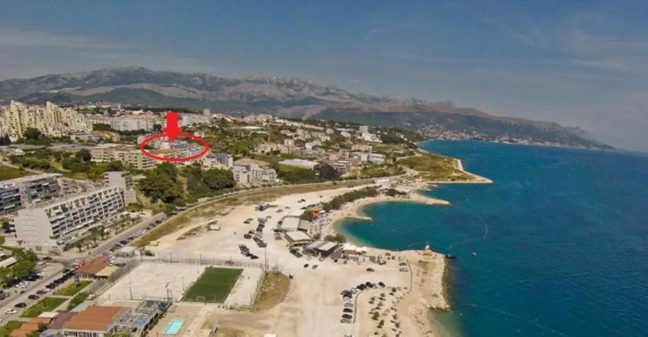 Close To Znjan Beach Spacious Studio With Balcony Apartment Split Croatia